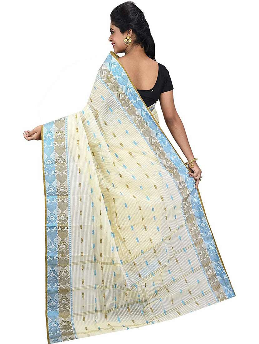 women's stripes multi colored saree - 19994692 -  Standard Image - 1