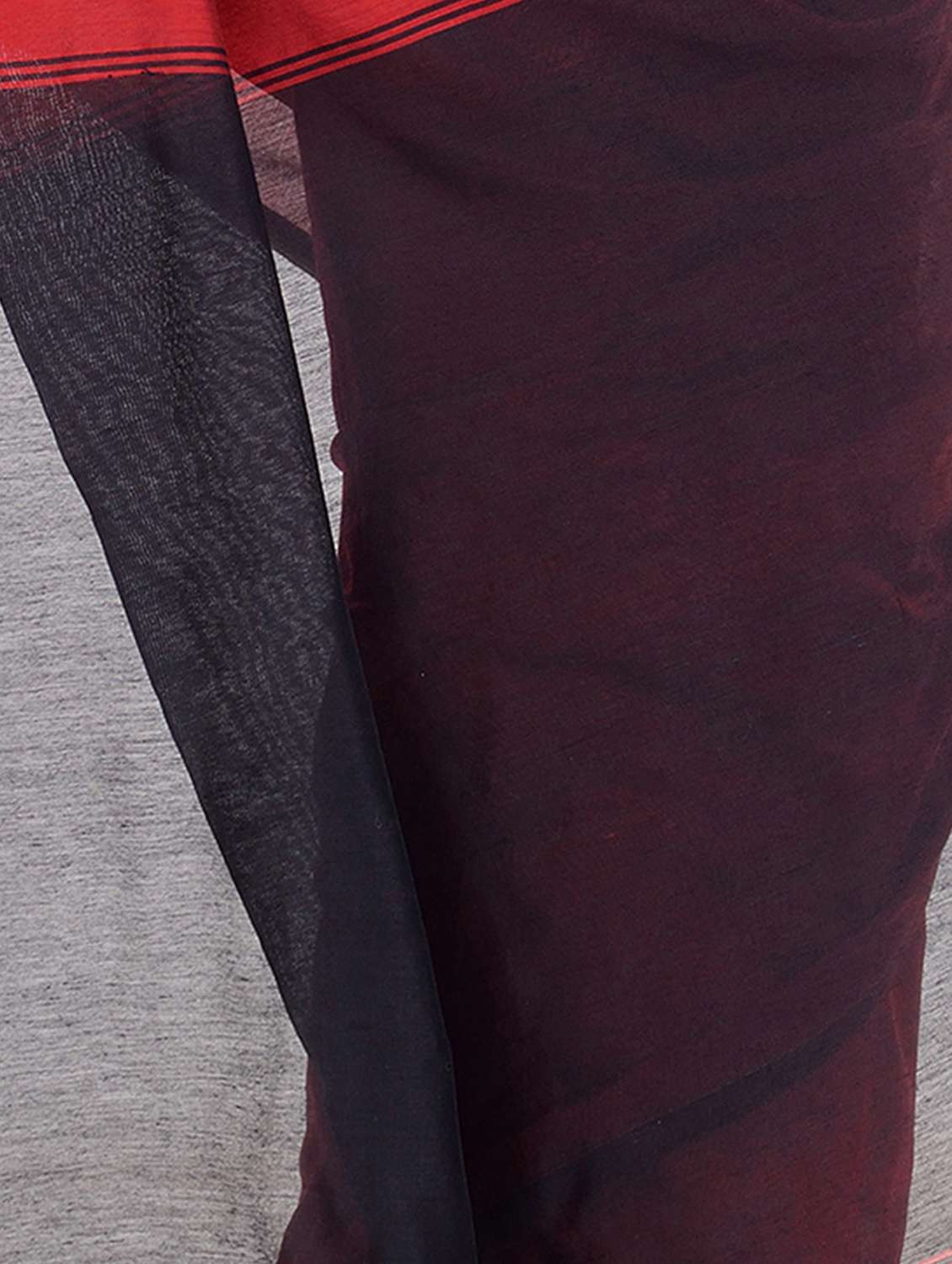 women's stripes red colored saree with blouse - 19994717 -  Standard Image - 1