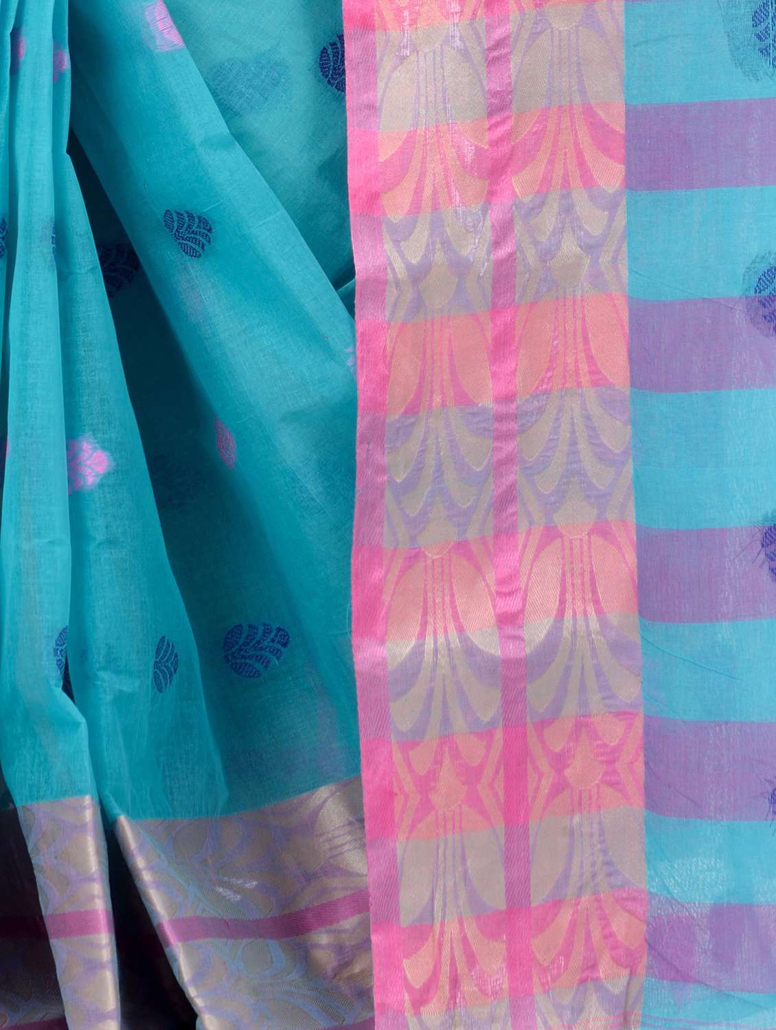 women's self design blue colored saree - 19994803 -  Standard Image - 1