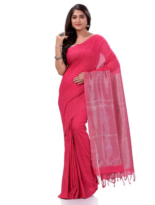 women's self design pink colored saree - 19994819 - Standard Image - 0
