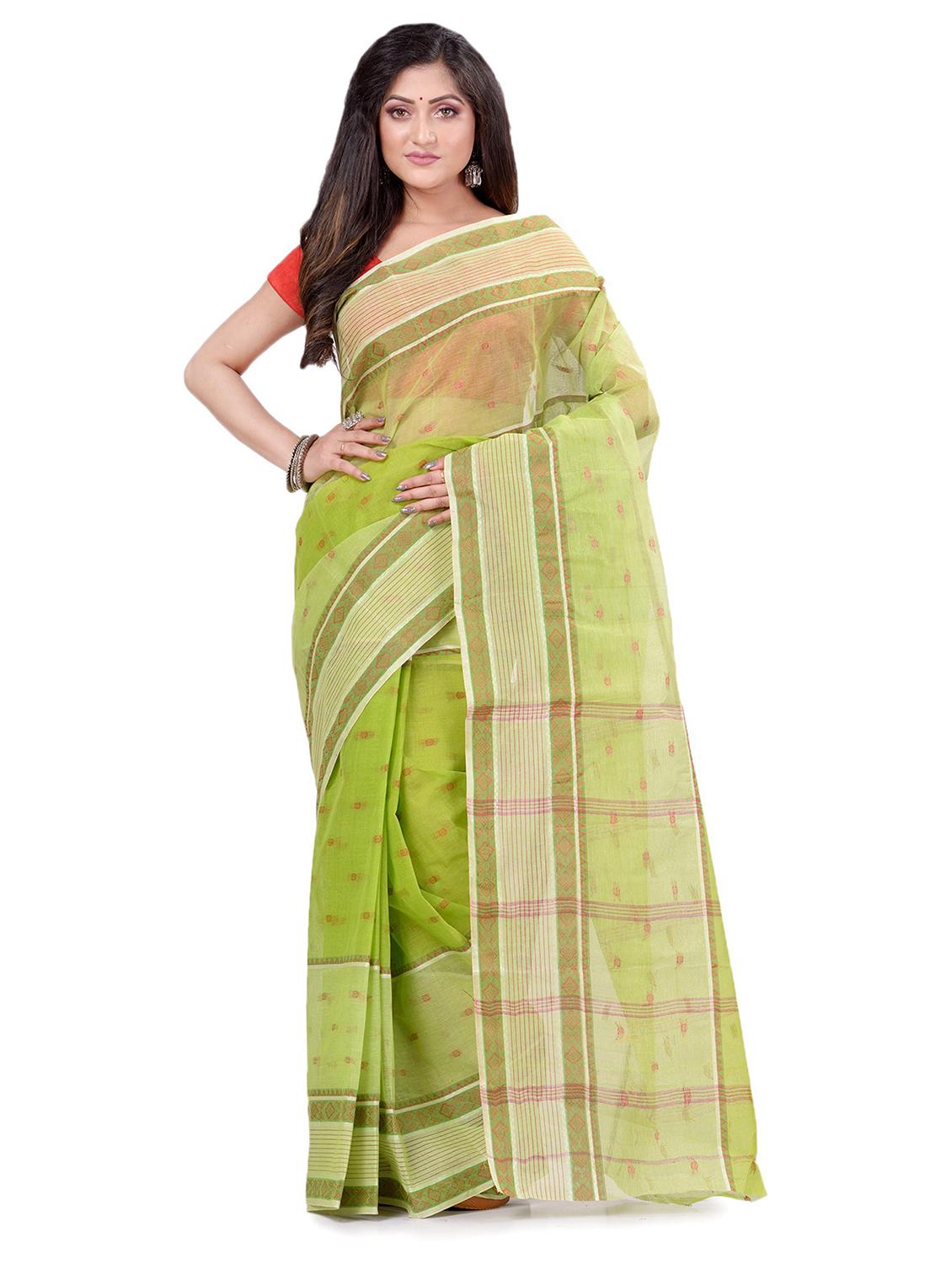 women's self design green colored saree - 19994849 -  Zoom Image - 0