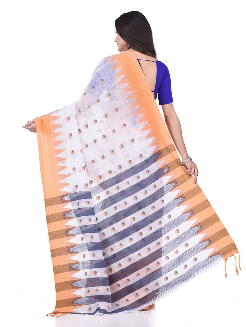 women's printed multi colored saree with blouse - 19994851 -  Standard Image - 1