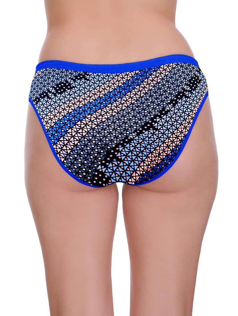 multi colored cotton bikini panty combo - 19994952 -  Standard Image - 6