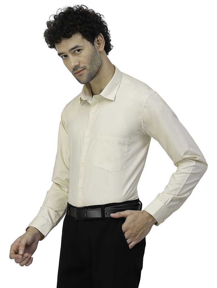 mens solids formal shirt - 19995193 -  Standard Image - 1
