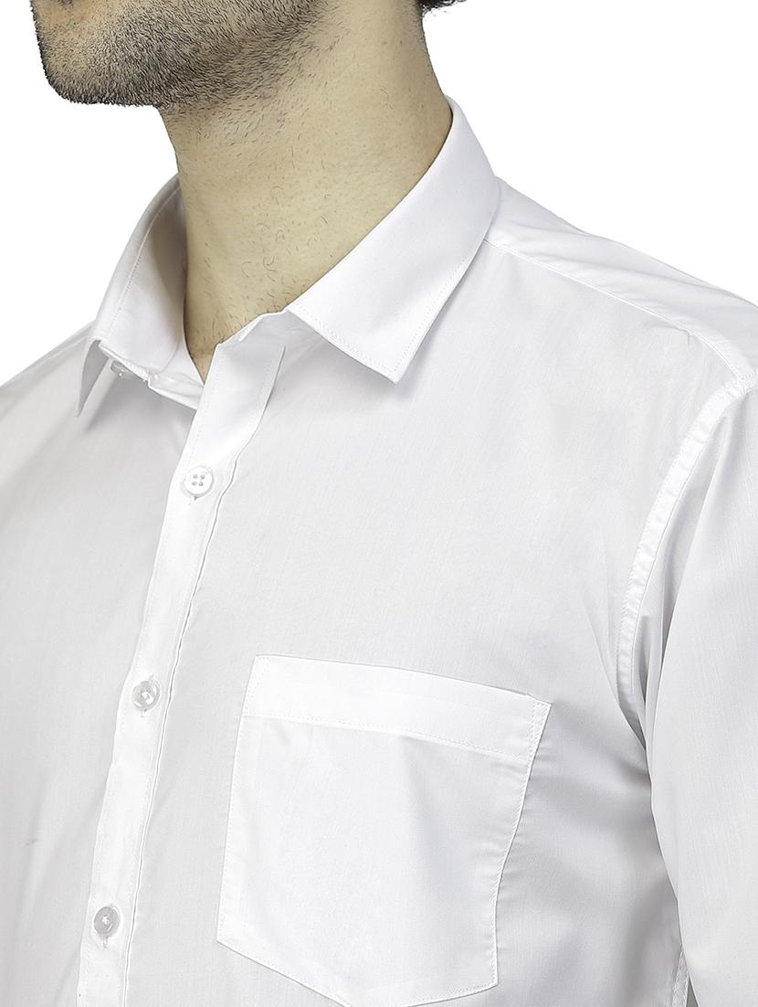 mens solids formal shirt - 19995195 - Standard Image - 4