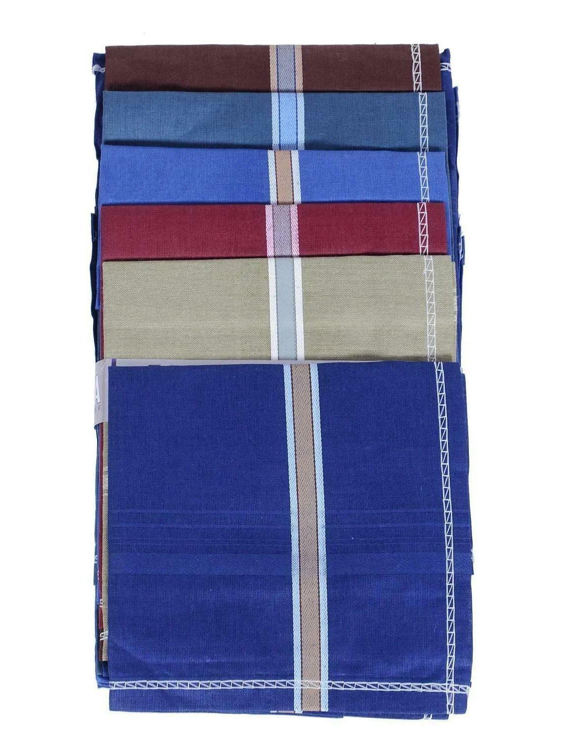 dark colour assorted 100% cotton handkerchief - 19995784 -  Standard Image - 1