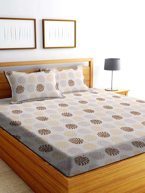 double queen bedsheet with 2 pillow covers - 19997180 - Standard Image - 0