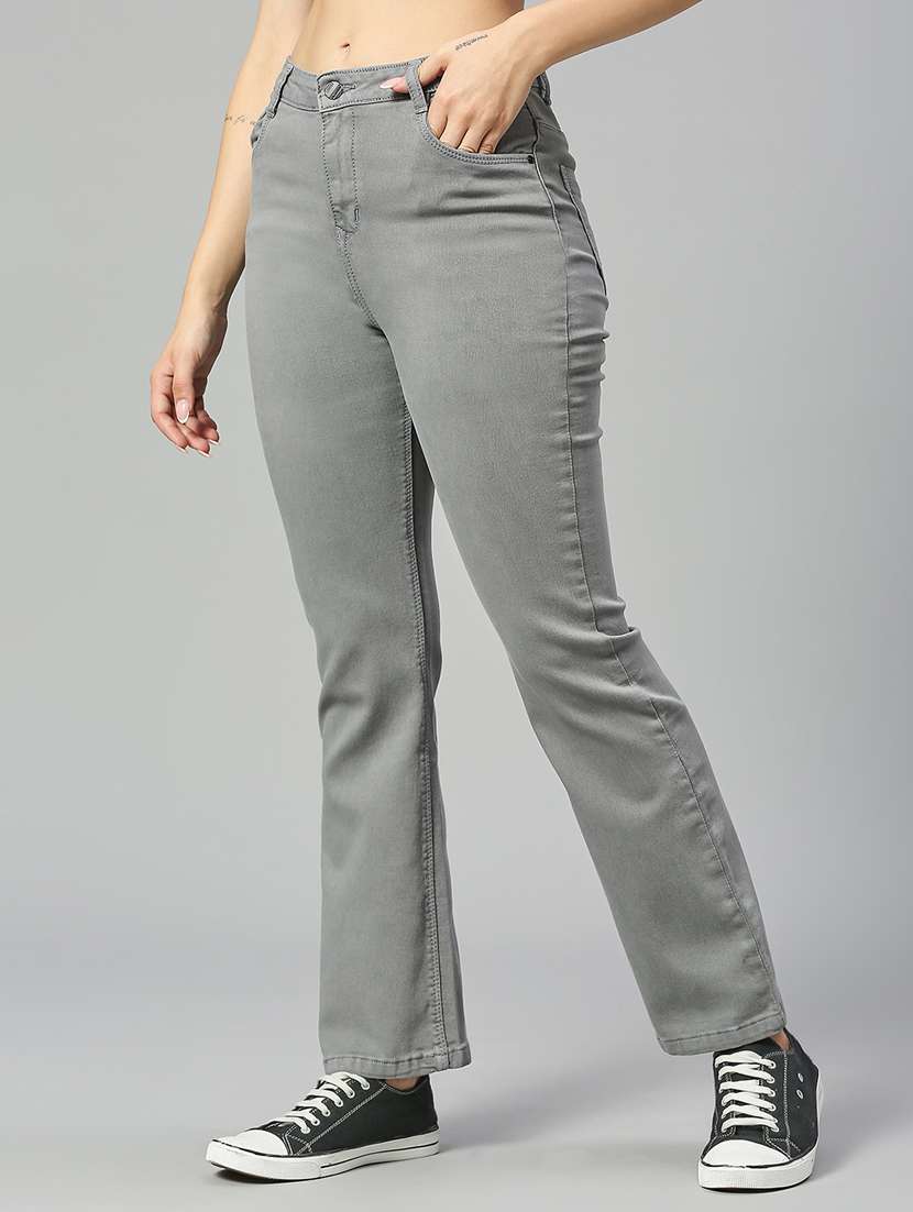 women's plain bootcut jeans - 19997236 -  Standard Image - 1