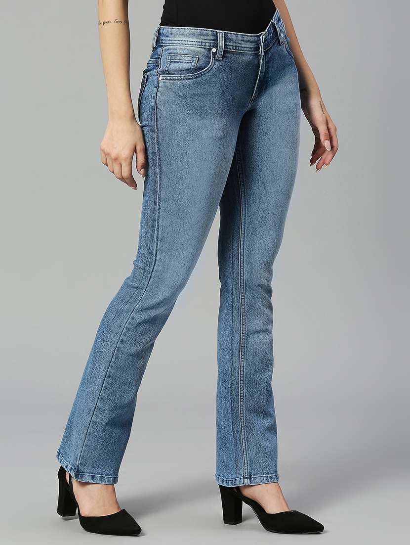 women's plain bootcut jeans - 19997243 -  Standard Image - 1