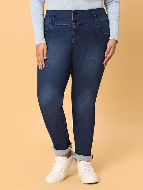women's plain slim fit jeans - 19997244 - Standard Image - 0