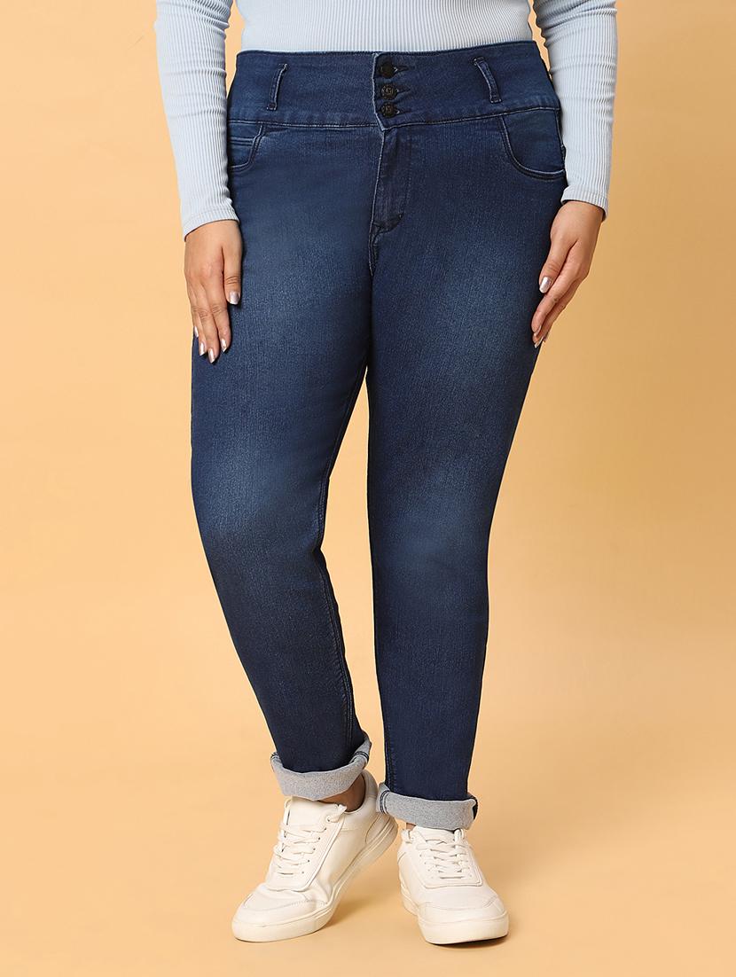 women's plain slim fit jeans - 19997244 - Zoom Image - 0