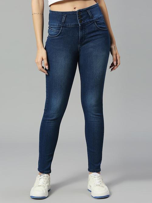 women's plain slim fit jeans - 19997255 -  Standard Image - 0