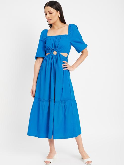 women's tiered dress solid dress - 19999318 - Standard Image - 0