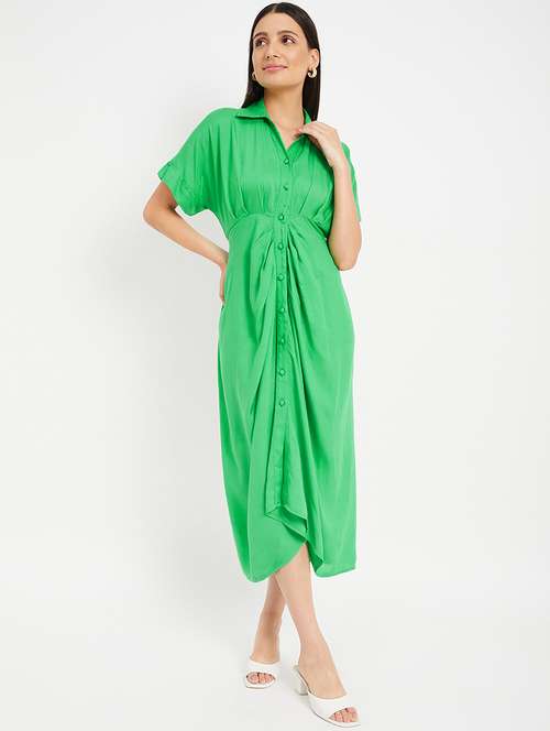 women's shirt solid dress - 19999325 - Standard Image - 0