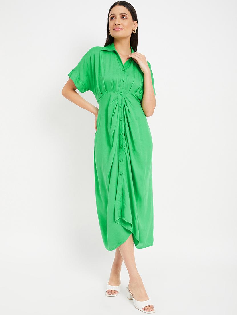 women's shirt solid dress