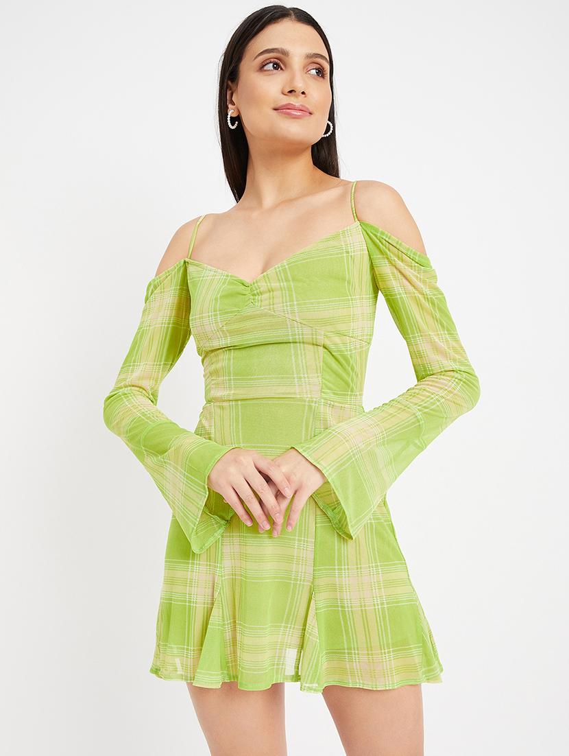 women's fit & flare polka dots dress - 19999326 - Zoom Image - 0