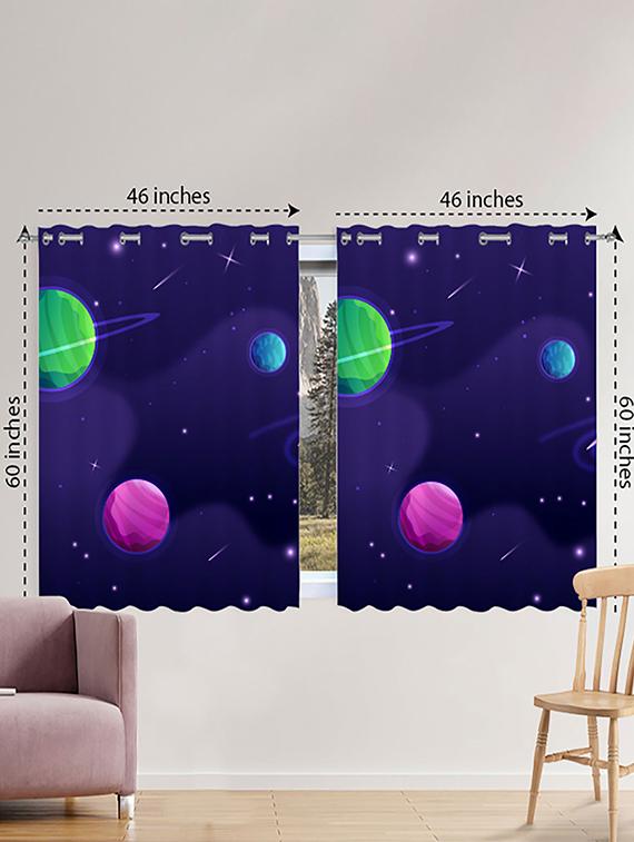digital printed eyelet window curtain for kids room - 19999338 -  Standard Image - 1