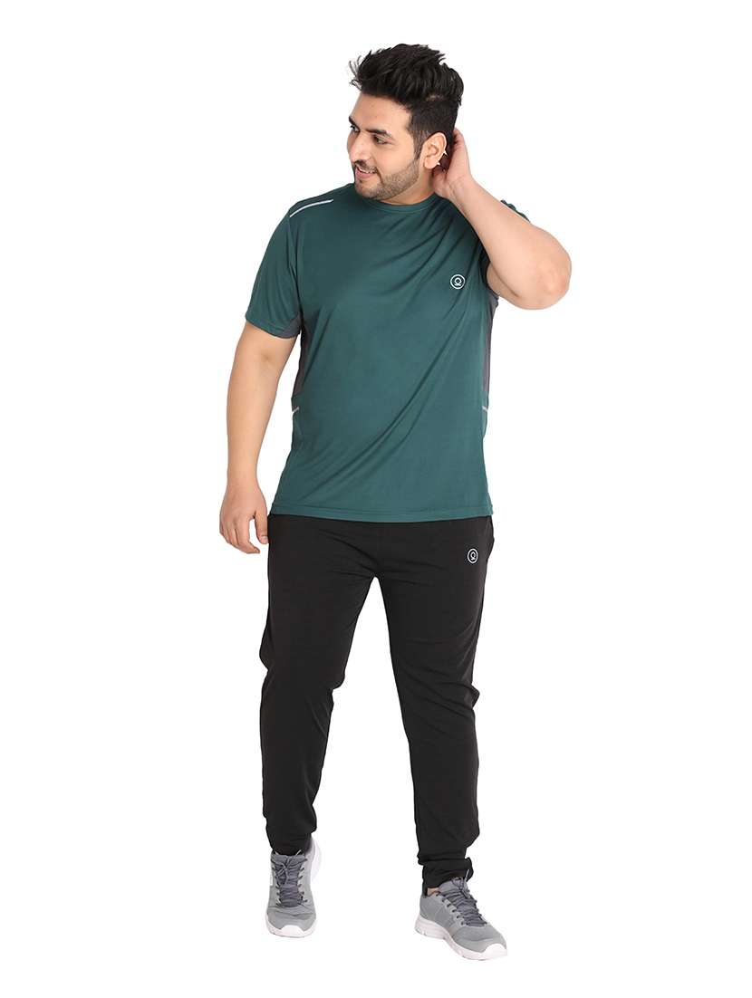 men's solid mid rise track pant - 19999730 - Standard Image - 4