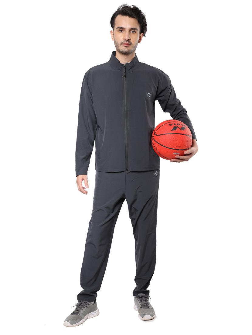 men's solid mid rise track pant - 19999762 - Standard Image - 4