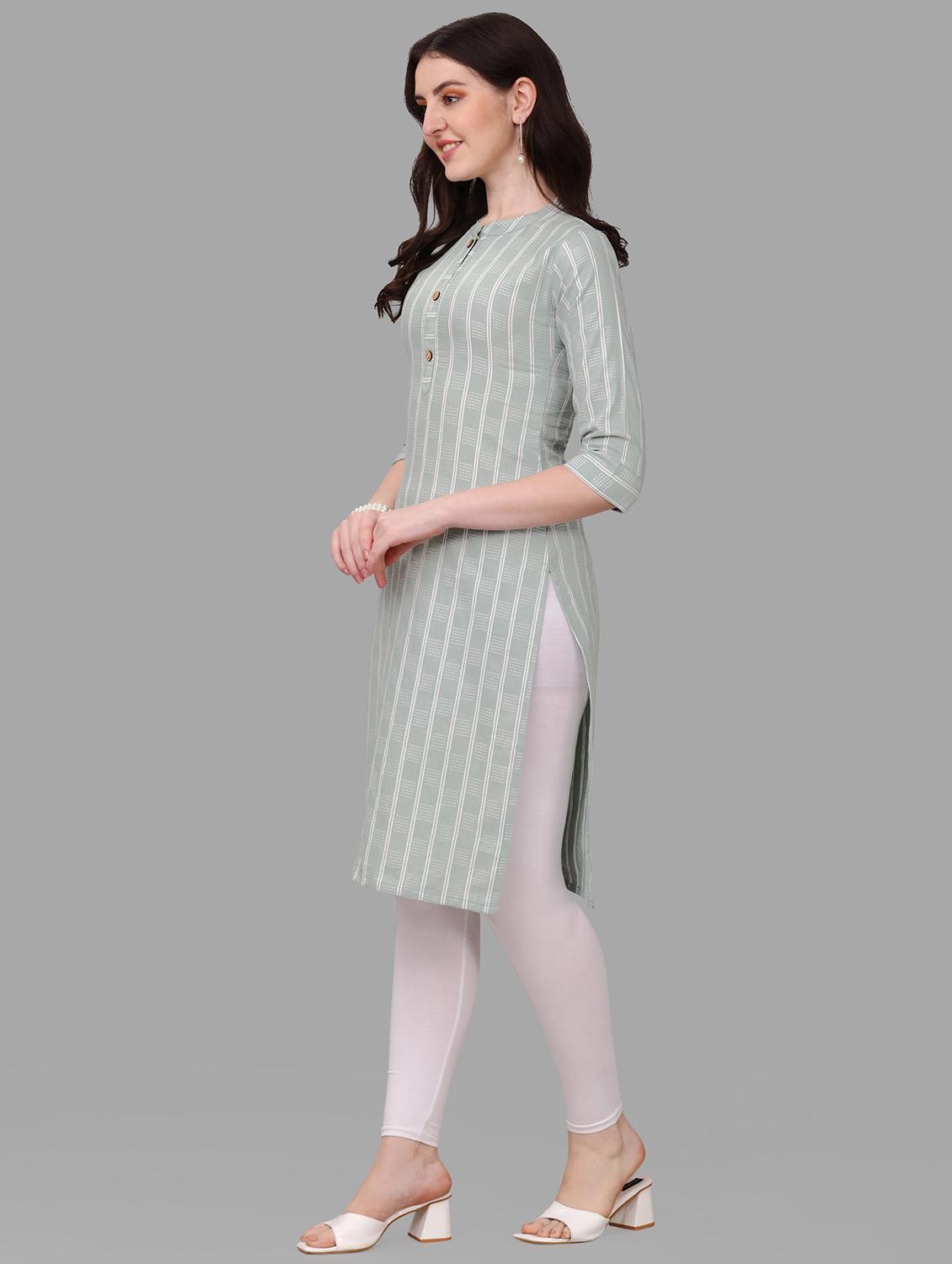 women's straight kurta - 20001335 - Standard Image - 1