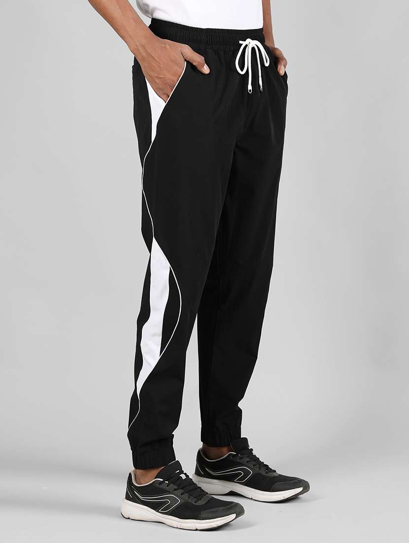 men color blocked mid rise full length jogger - 20002264 -  Standard Image - 1