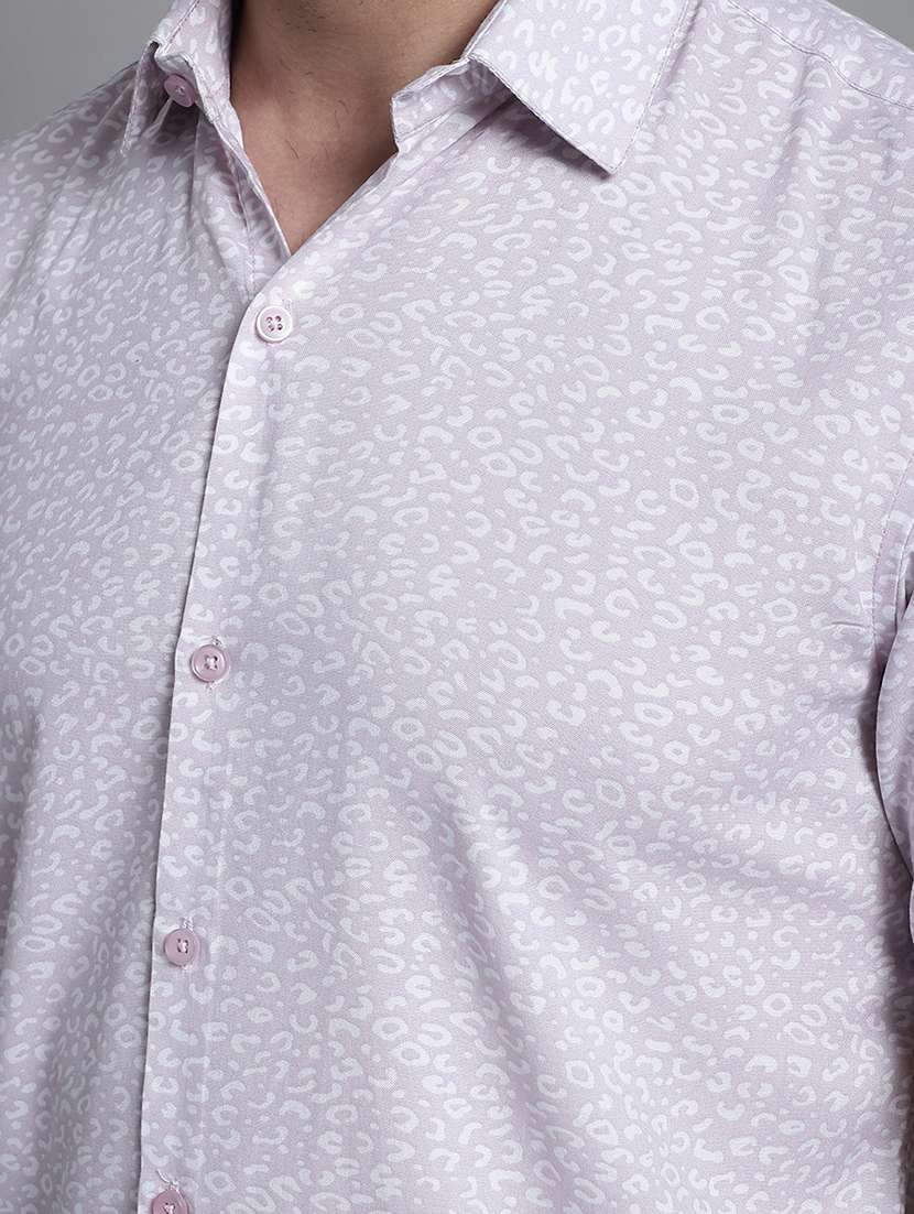 mens animal print casual shirt - 20002319 - Standard Image - 4