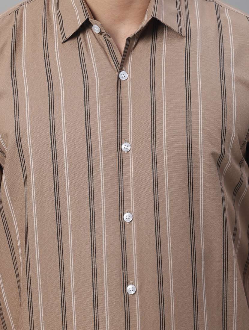 mens stripes casual shirt - 20002332 -  Standard Image - 4