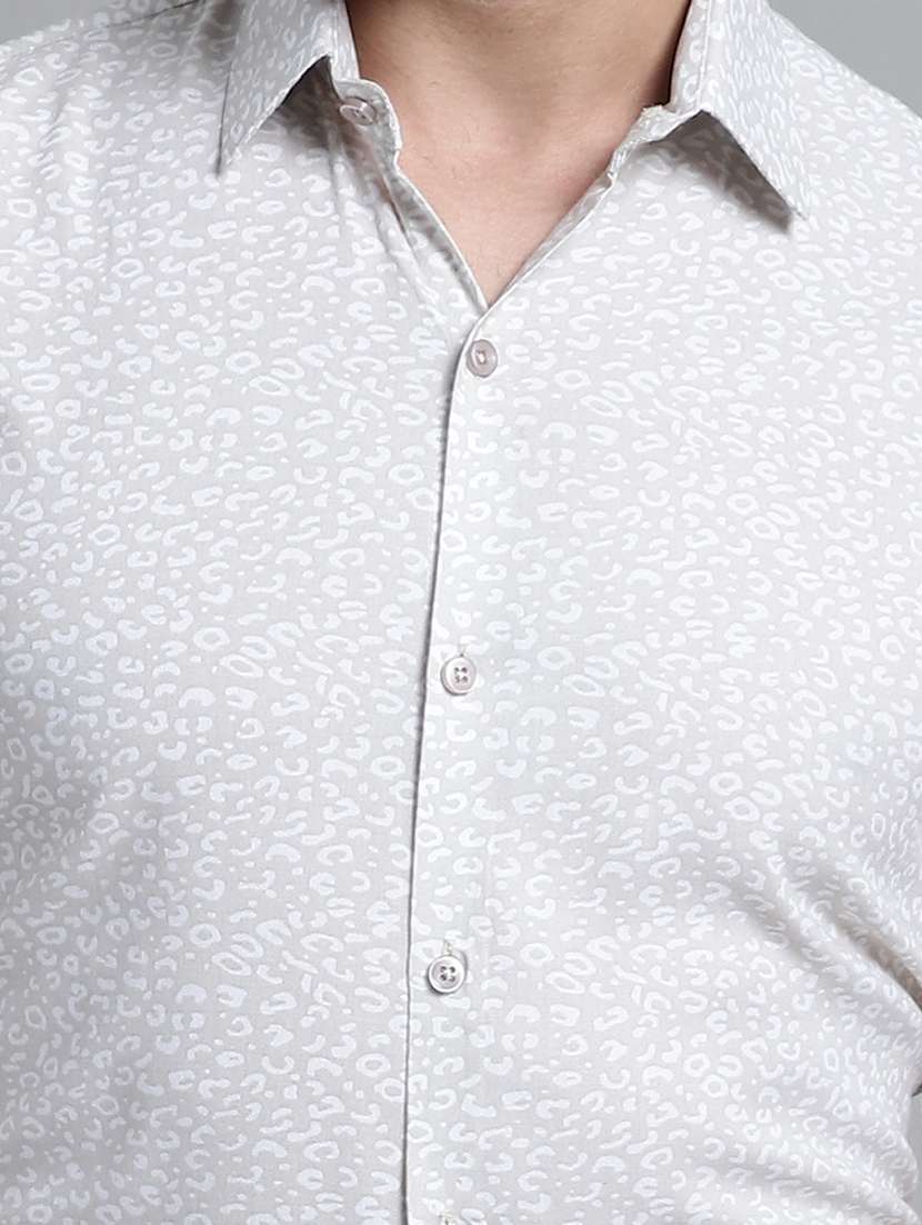 mens animal print formal shirt - 20002343 -  Standard Image - 4