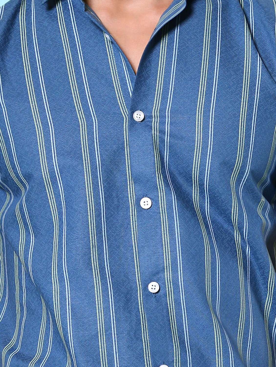 mens stripes formal shirt - 20002356 - Standard Image - 4