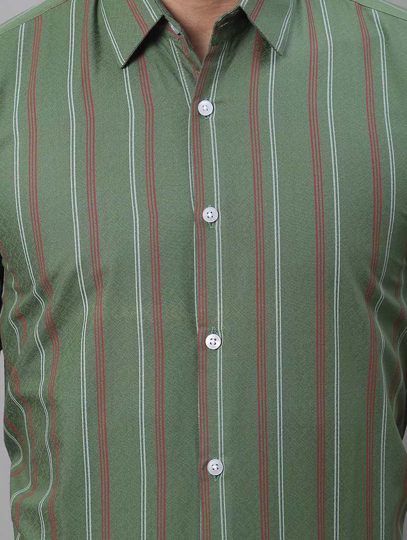 mens stripes formal shirt - 20002358 - Standard Image - 4