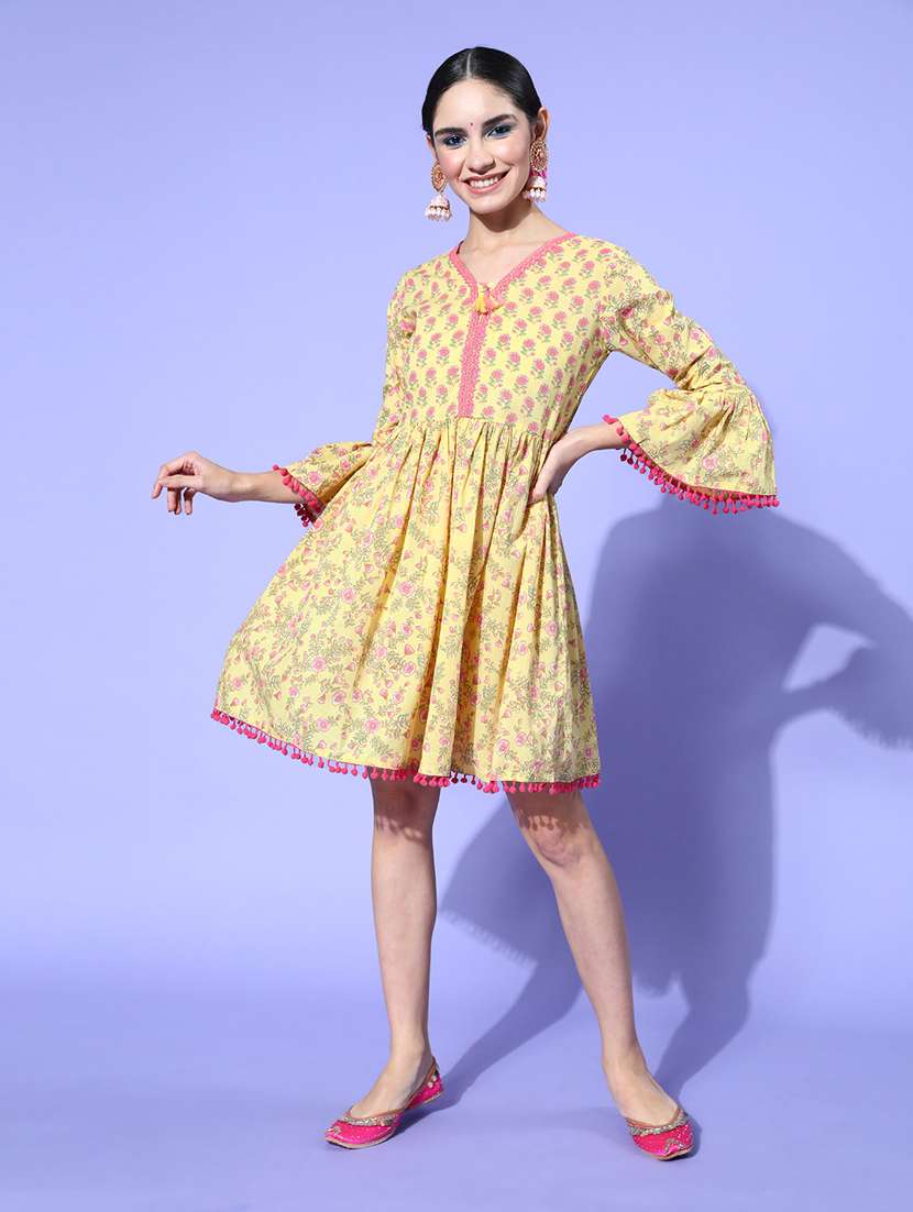 women's fit & flare floral dress