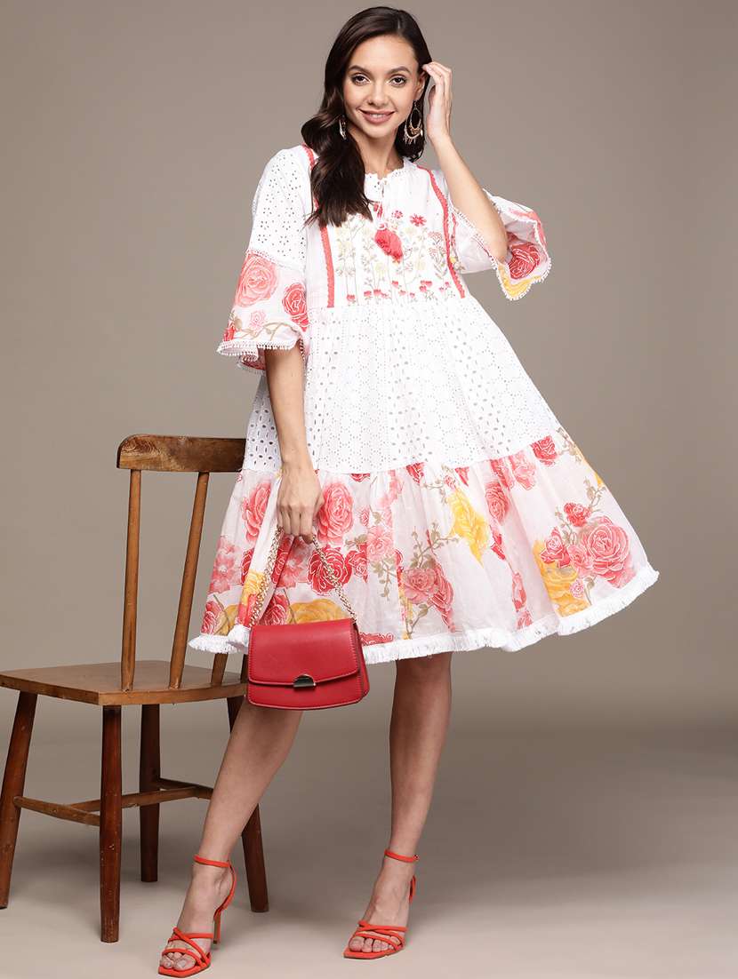 women's fit & flare mini dress - 20002498 - Zoom Image - 0
