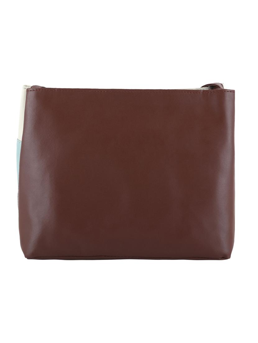 color block leatherette (pu) regular sling bag - 20004615 -  Standard Image - 1