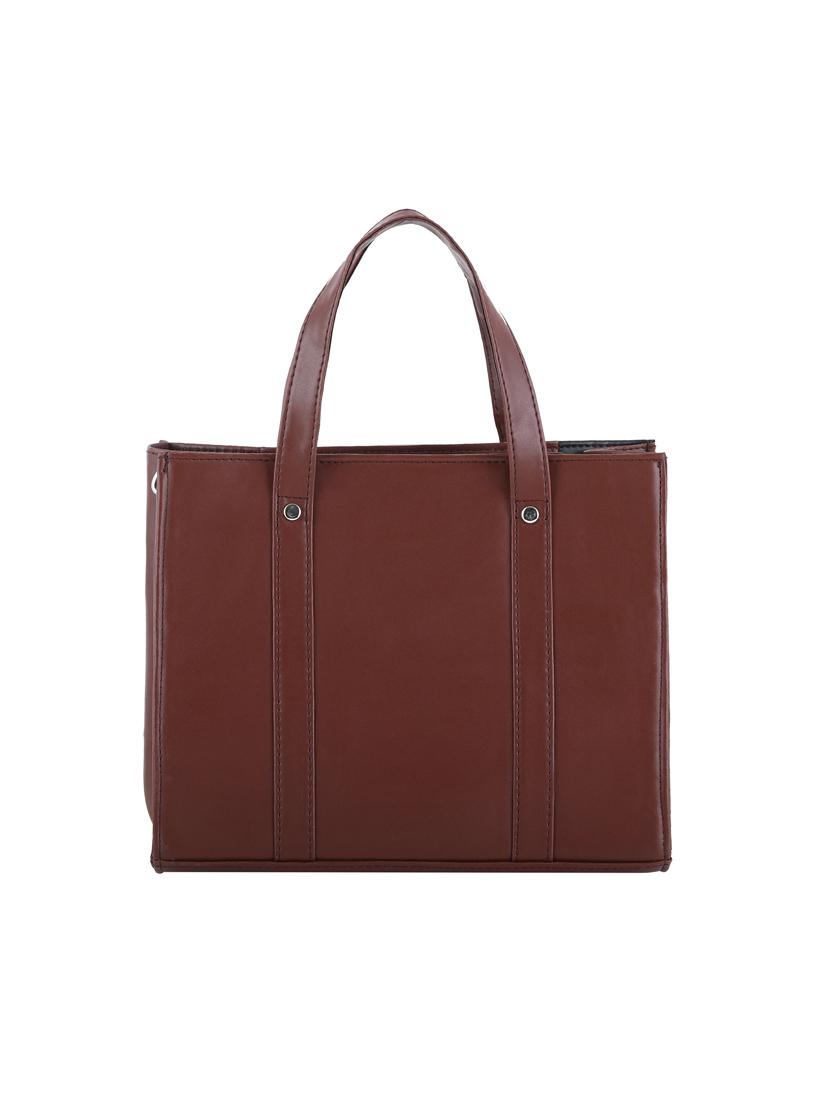 multi colored leatherette (pu) regular handbag - 20004814 - Standard Image - 1