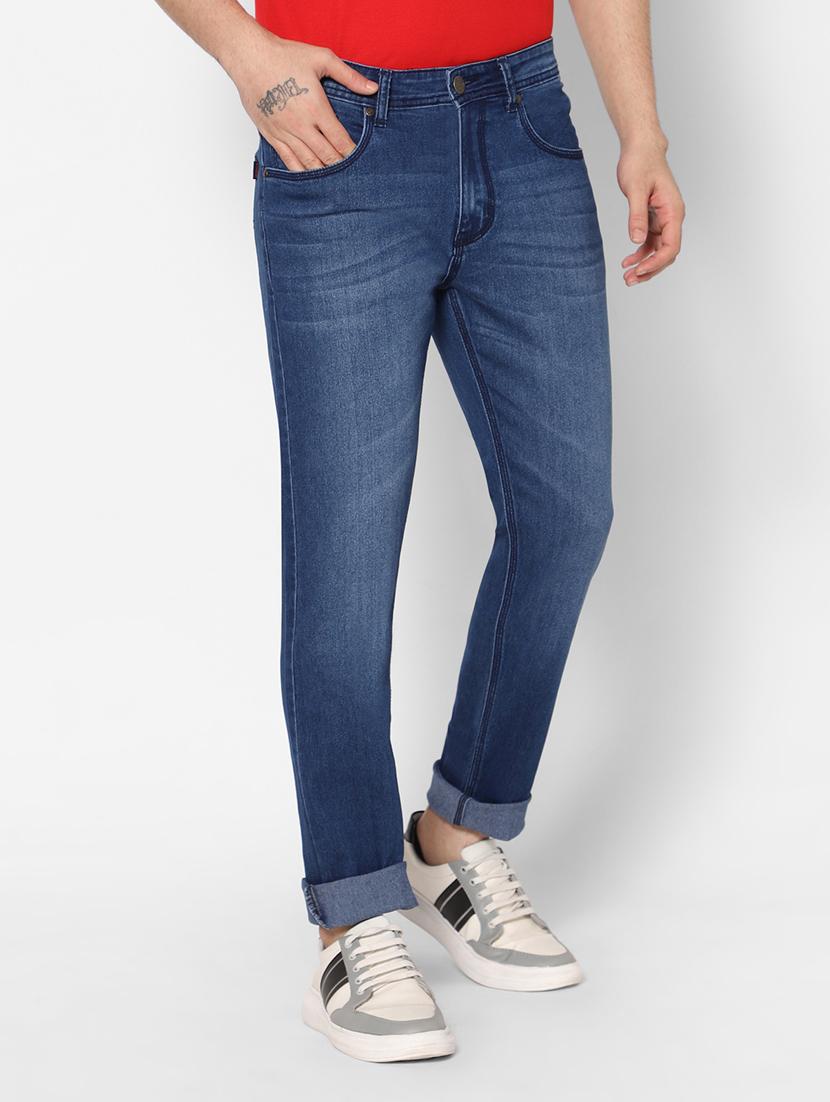 mens straight fit plain jeans - 20005531 -  Standard Image - 1