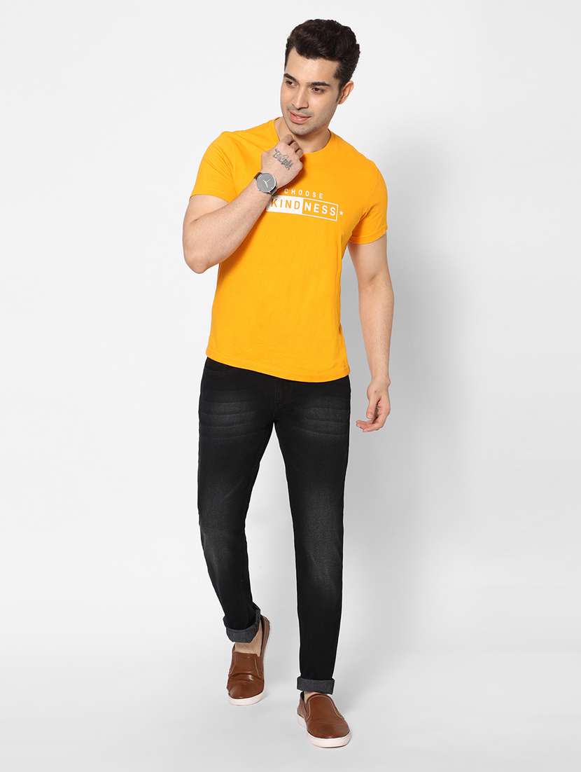 mens slim fit plain jeans - 20005532 - Standard Image - 4