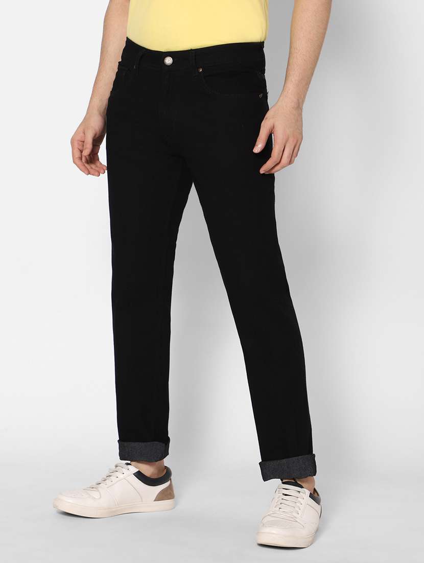 mens slim fit plain jeans - 20005534 - Standard Image - 1