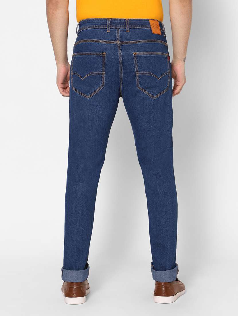 mens slim fit plain jeans - 20005535 -  Standard Image - 1