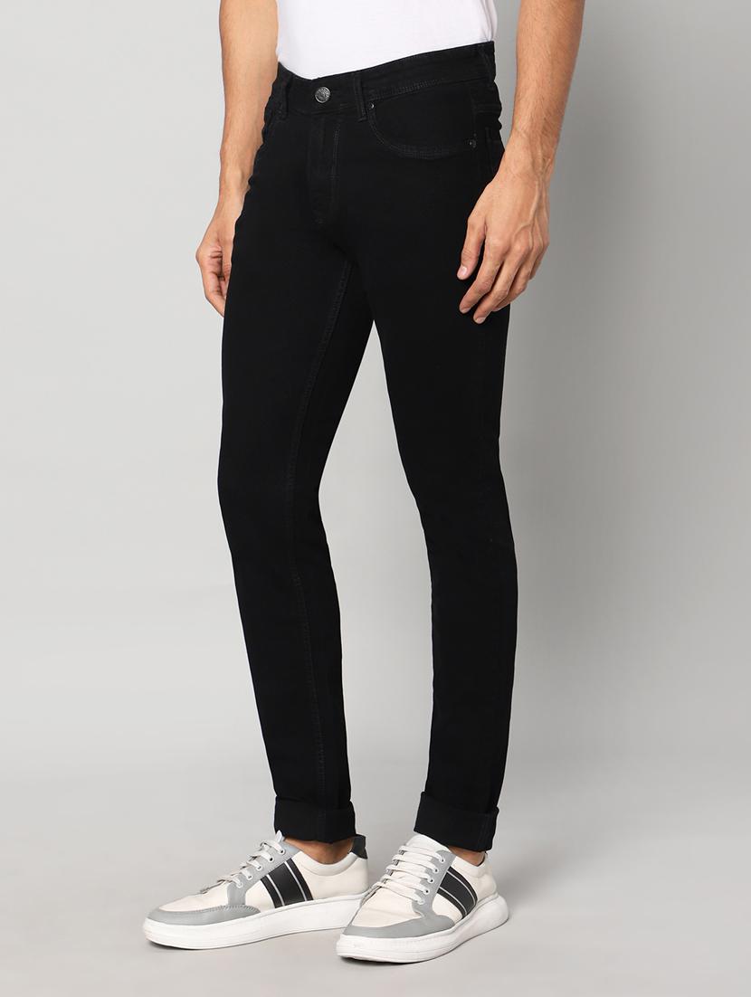 mens slim fit plain jeans - 20005542 - Standard Image - 1