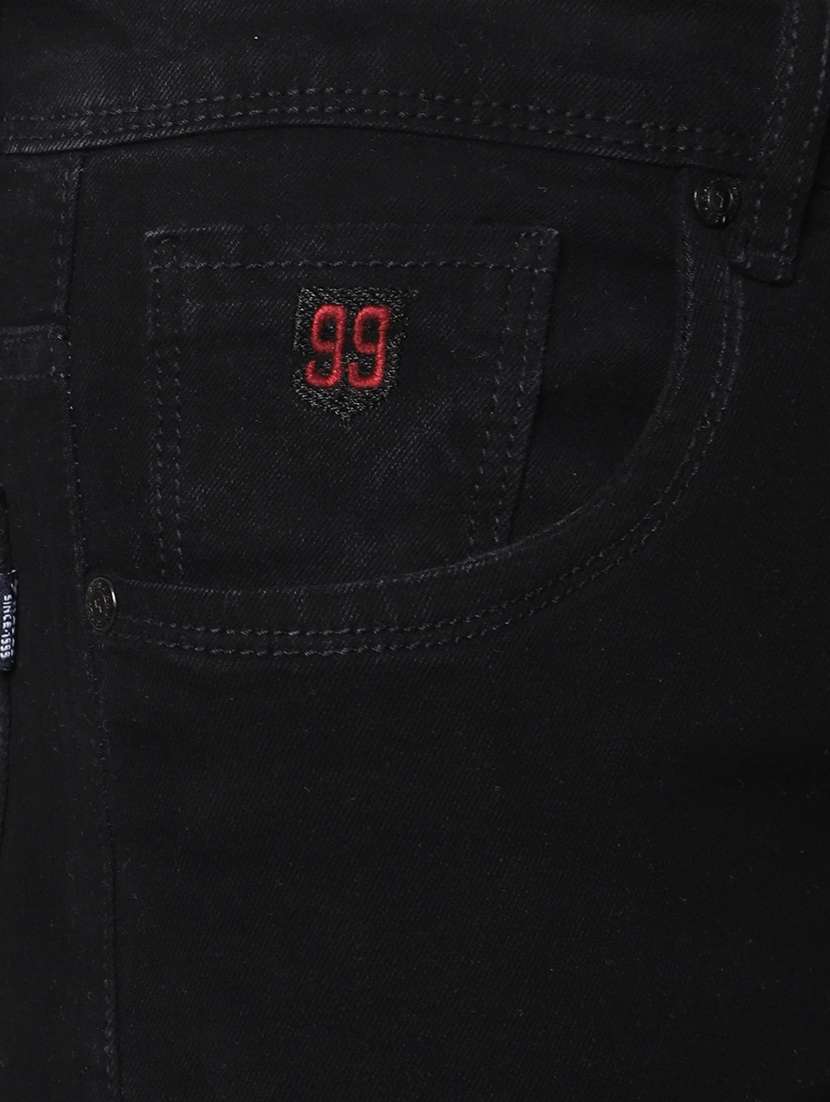 mens slim fit plain jeans - 20005542 - Standard Image - 4