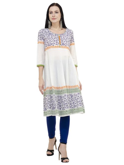 women's flared kurta - 20007184 - Standard Image - 0