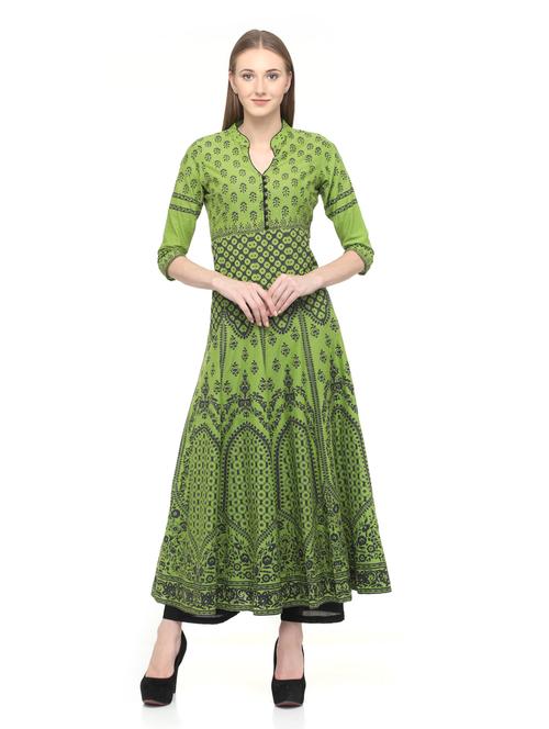 women's flared kurta - 20007189 - Standard Image - 0