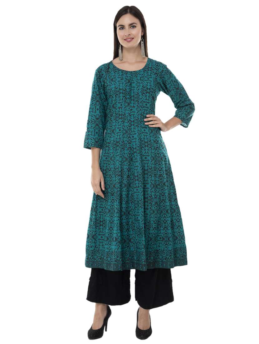 women's flared kurta