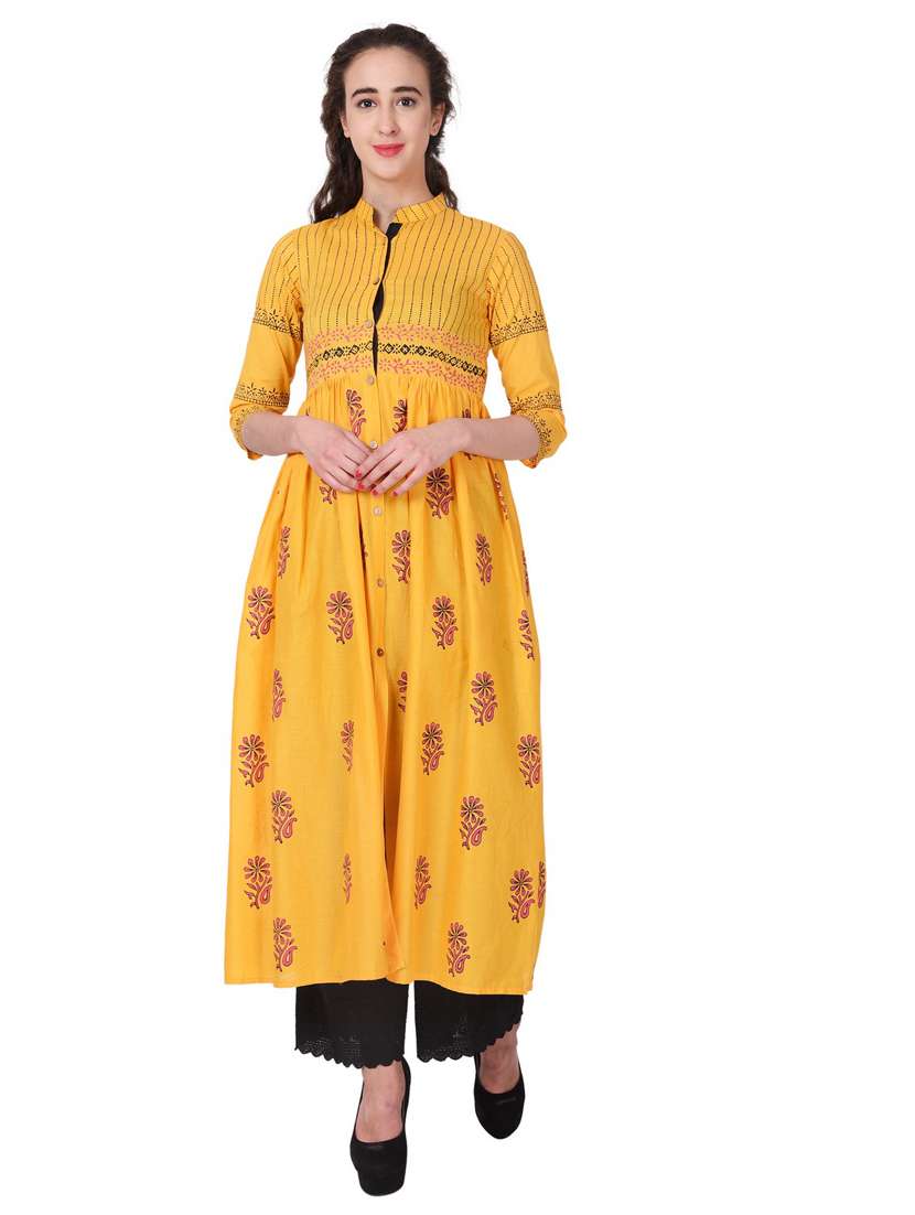 women's front slit kurta
