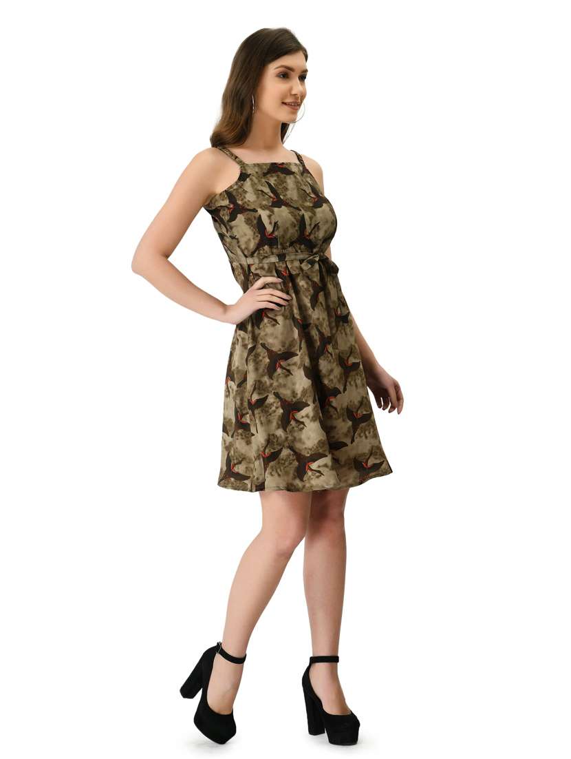women's fit & flare quirky dress - 20007203 -  Standard Image - 1