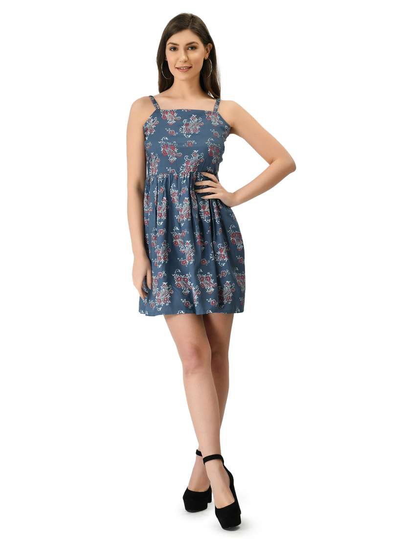 women's fit & flare floral dress