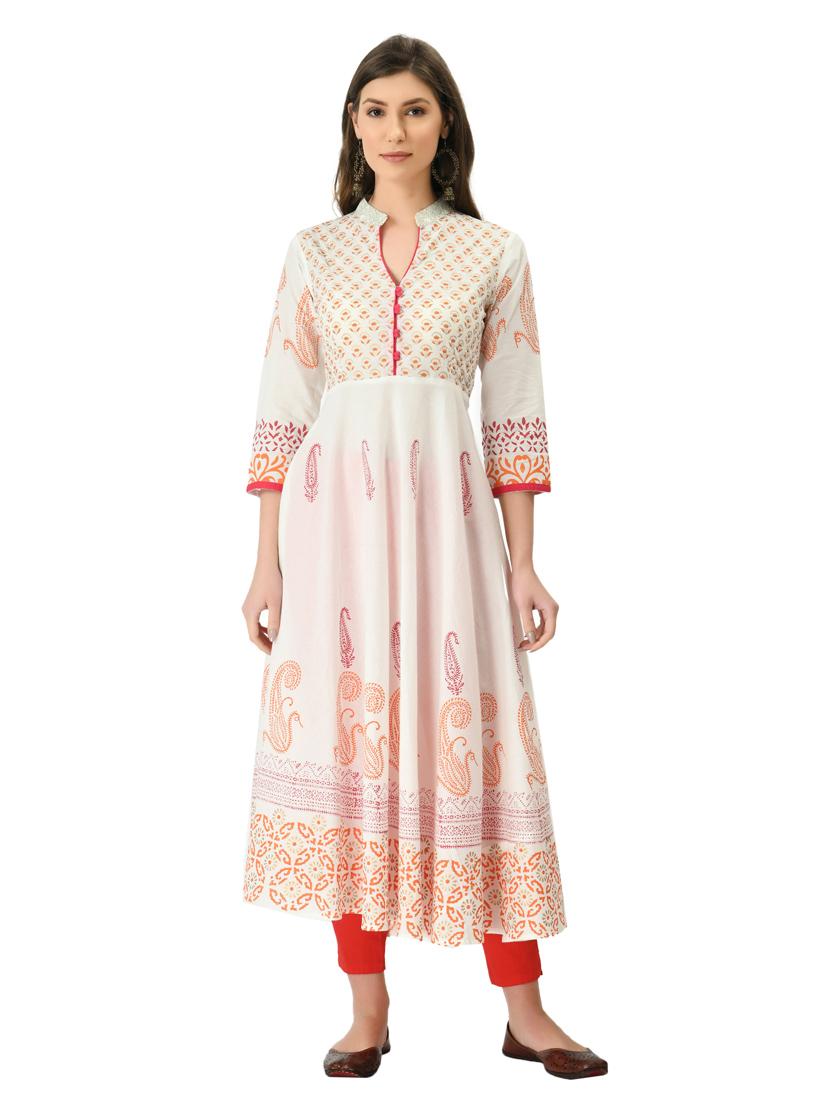women's flared kurta - 20007211 - Zoom Image - 0