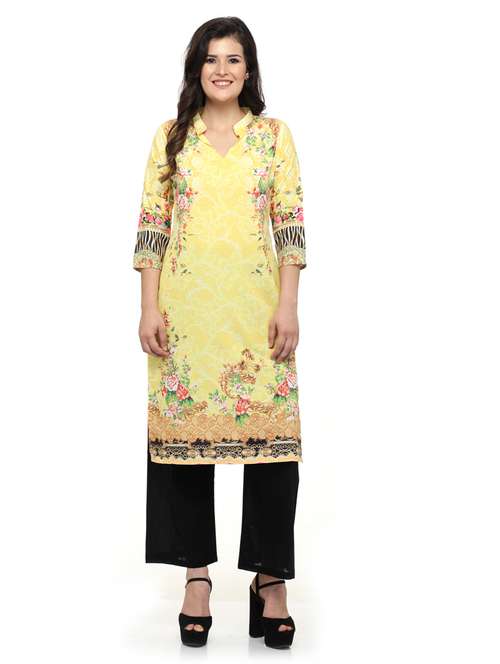 women's straight kurta - 20007261 -  Standard Image - 0