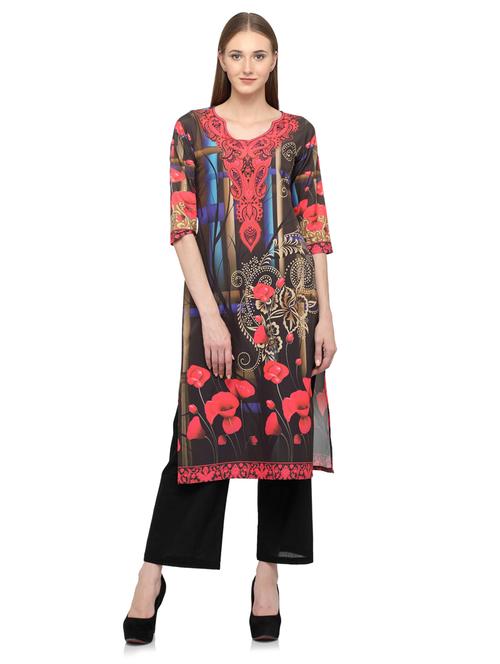 women's straight kurta - 20007275 -  Standard Image - 0