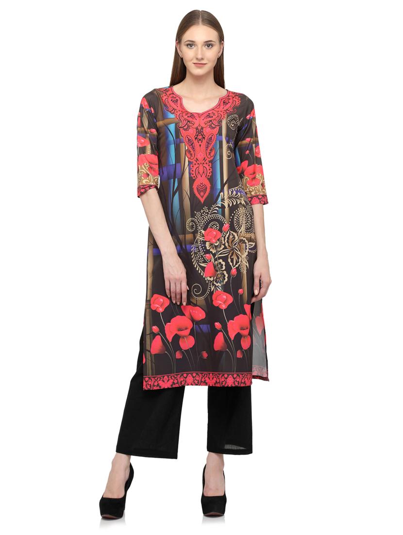 women's straight kurta - 20007275 -  Zoom Image - 0